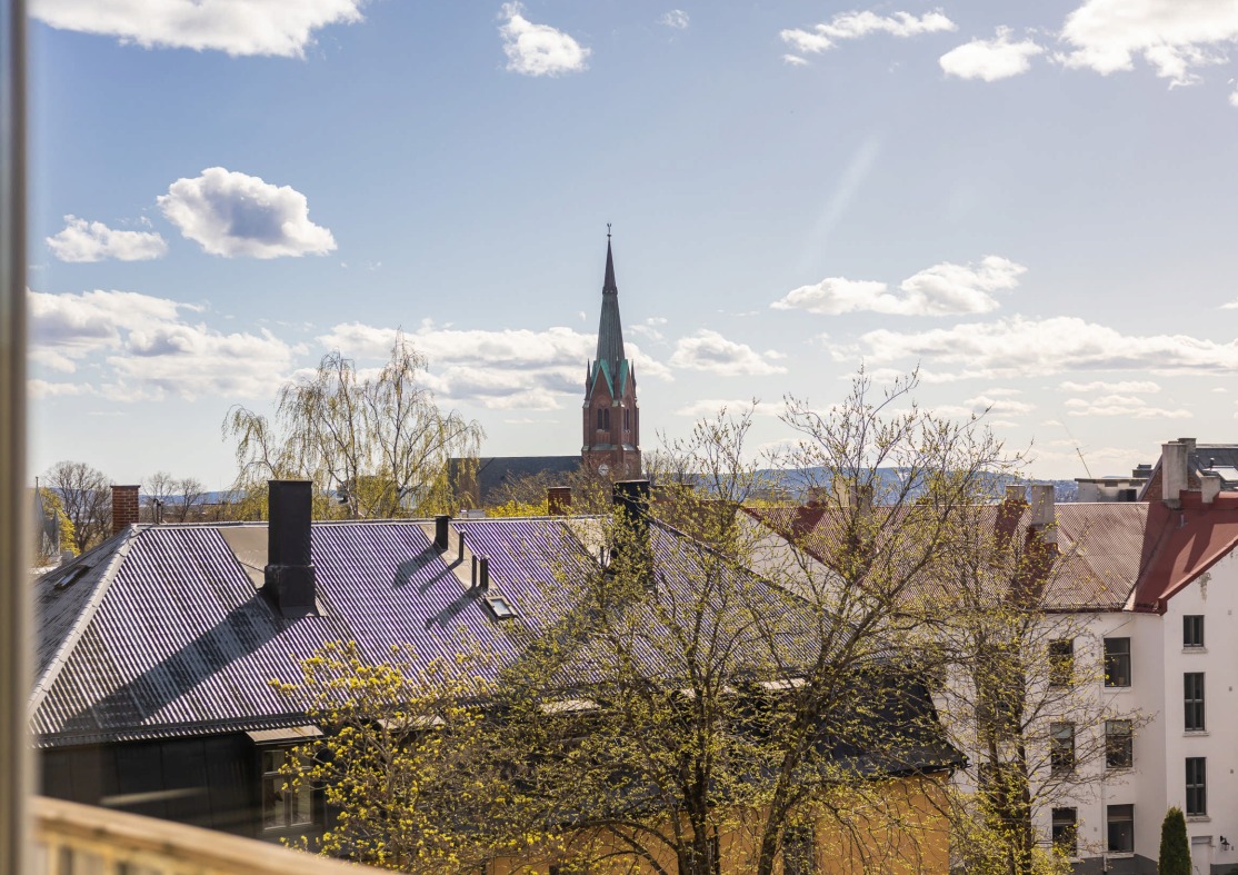 Utsikt til Uranienborg Kirke